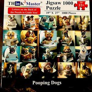 Think2Masters 10000 piece pooping dog puzzle